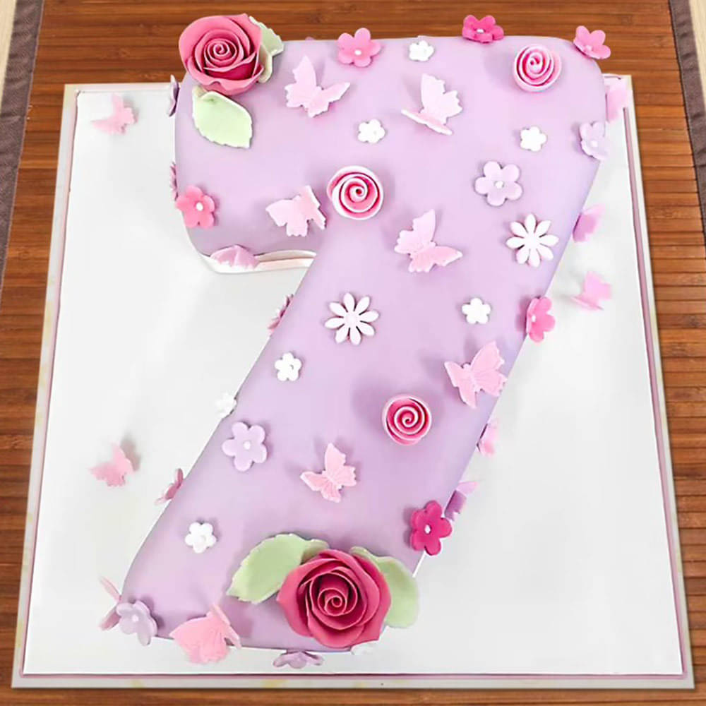 7th birthday Cake For Girls