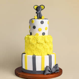 Adorable Elephant Tier Cake Adorable Elephant Tier Cake