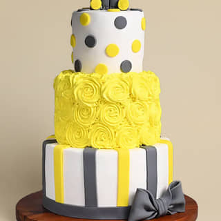 Front View of Adorable Elephant Tier Cake Front View of Adorable Elephant Tier Cake