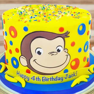 Curious George Cake For Four Year Old