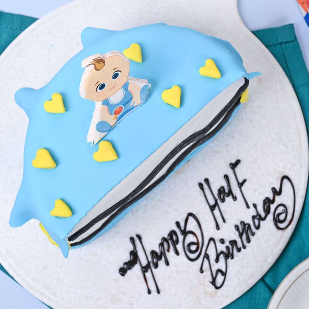 Half Birthday Cake