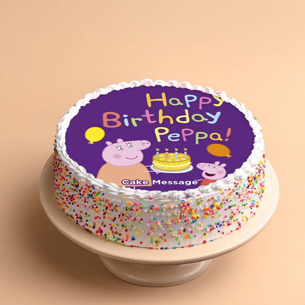 Happy B'Day Peppa Cake