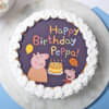 Happy Birthday Peppa Pig Poster Cake