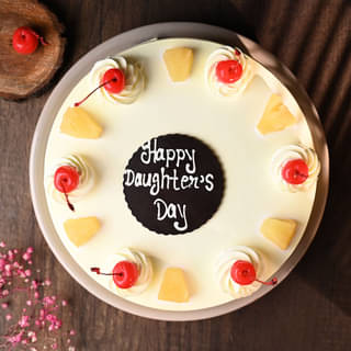 Happy Daughter's Day Pineapple Cake