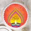 Happy Diwali Poster Cake