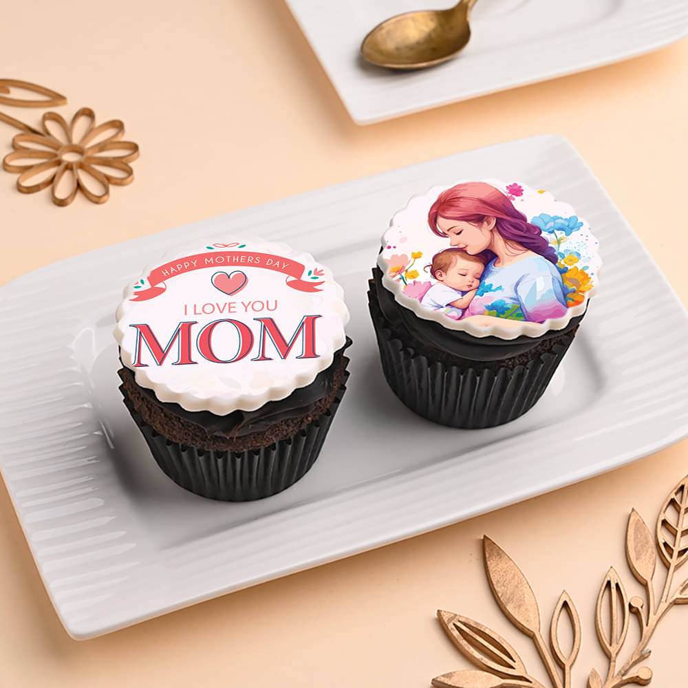 Cupcakes Of Love For Mom