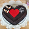 Heart Shaped Chocolate Cake for Mothers Day