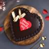 Womens Day Chocolate Heart Cake