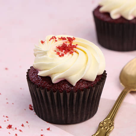 Red Velvet Swirl Cupcake Passionate Red Velvet Cupcake