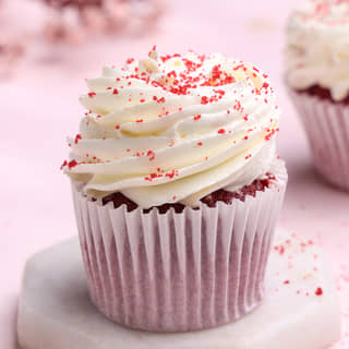 Red Velvet Swirl Cupcake
