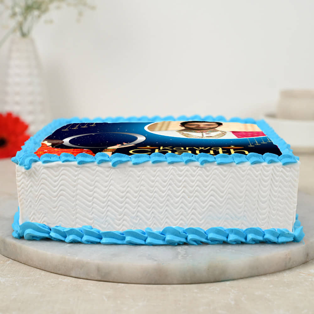 Karwa Chauth Photo Cake