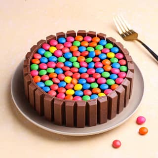 Kitkat Cake N Gems Cake