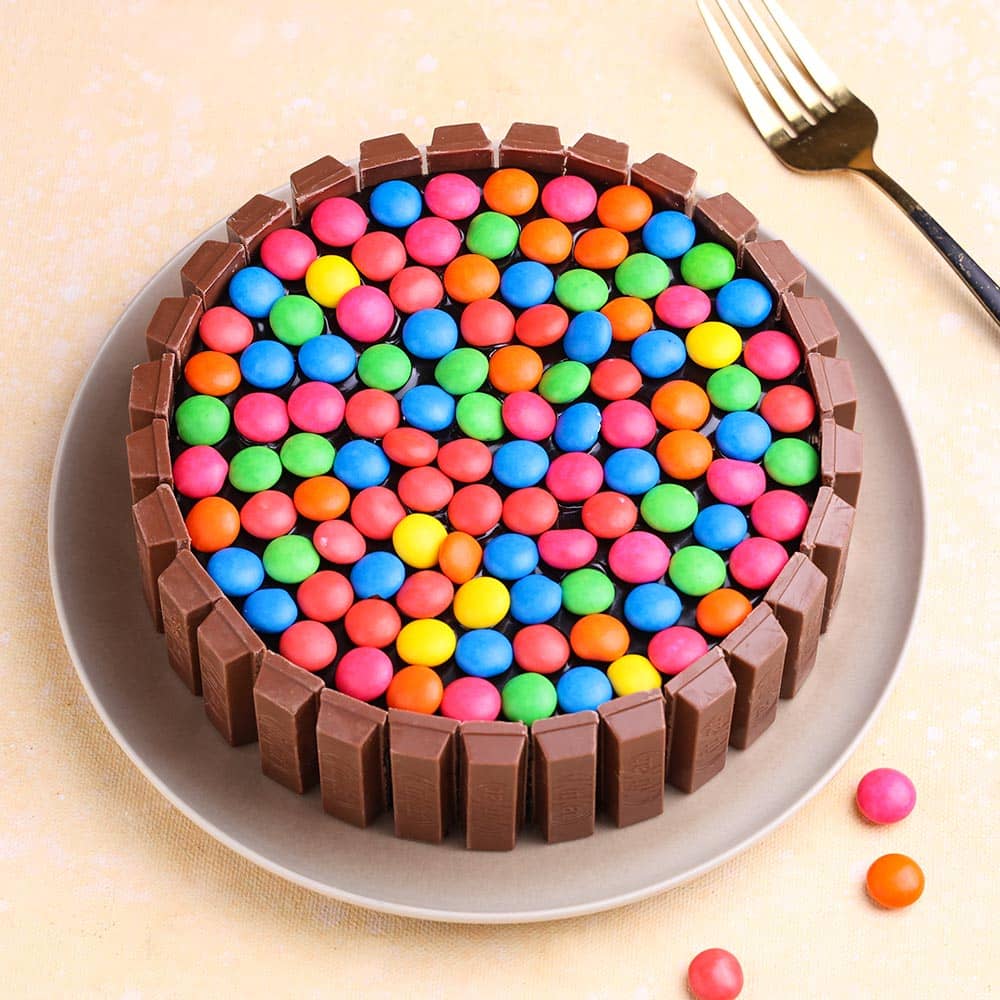 Kitkat Cake N Gems Cake