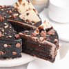 Sliced View of Choco Crunch KitKat Cake