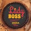 Top View of Poster Cake for lady Boss