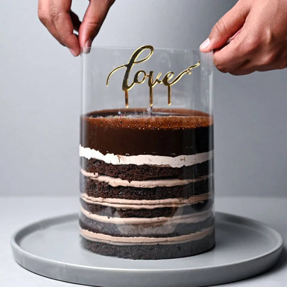 Pulling View of Love Chocolate Pull Me Up Cake