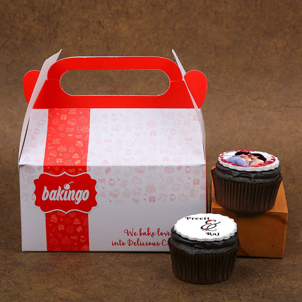 Packed Love Personalised Cupcakes 2 Pieces