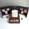Vanilla Cake In Anniversary Box