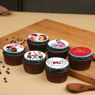 Love You Baby Custom Cupcakes