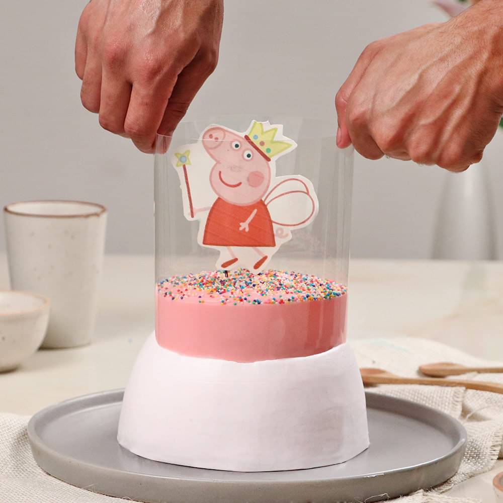Peppa Pig Film Up Theme Strawberry Pull Me Up Cake