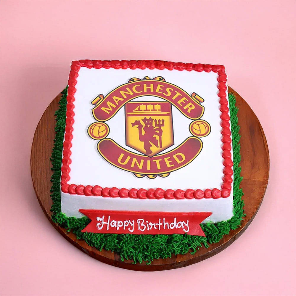 Manchester United Football Cake