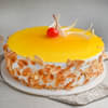 Front View of Mango Cake