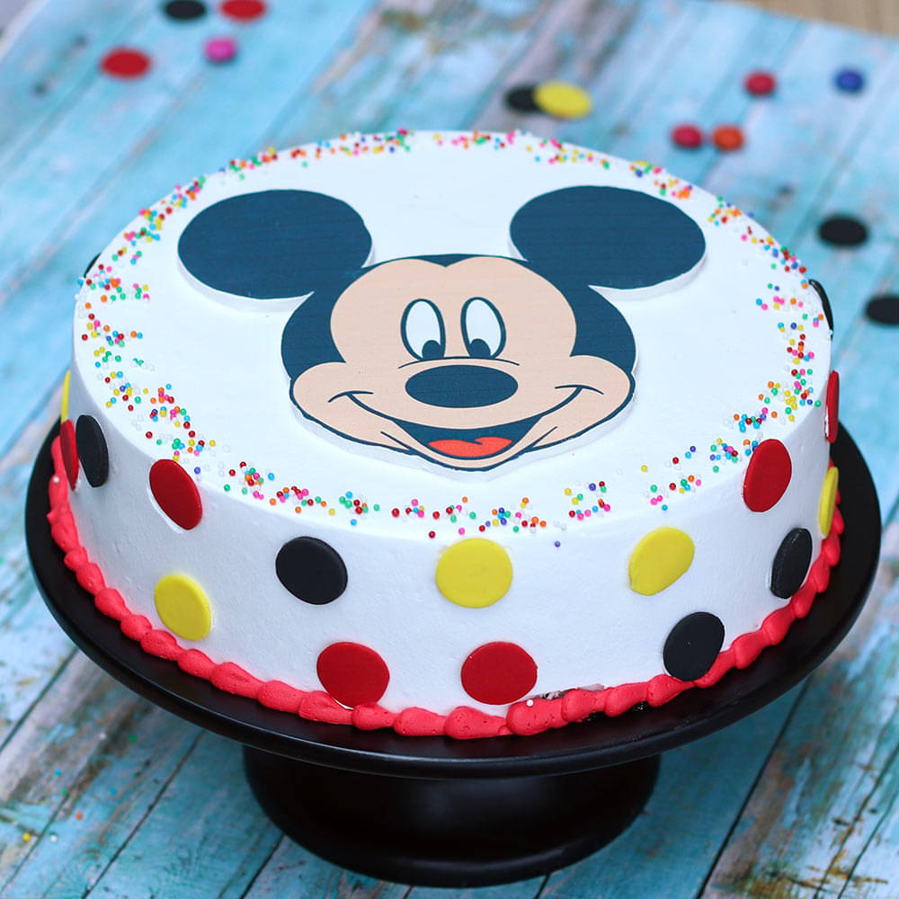 Send Micky Mouse Chocolate Cake Online  IndiaGiftsKart
