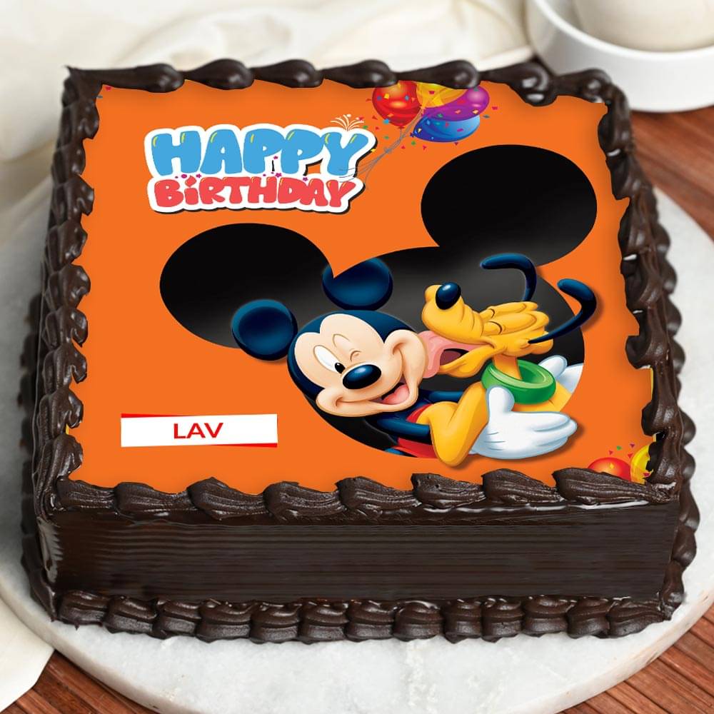 Micky Mouse Chocolate Cake  Happie Returns