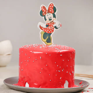 Minnie Pull Me Up Cake for Anniversary
