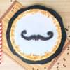 Moustache cake
