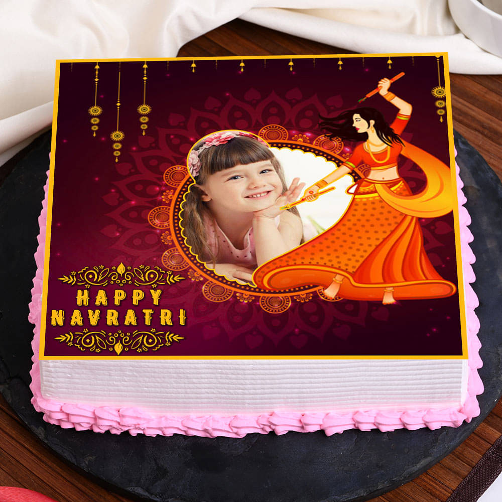 Order Navratri Theme Cake Online  FaridabadCake