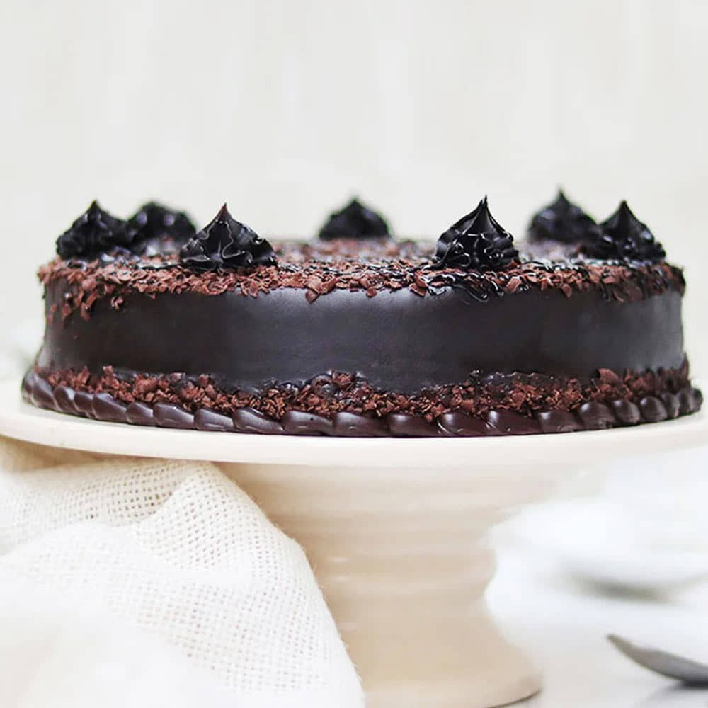 New Year Chocolate Truffle Cake