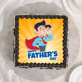 Papa the Super Hero Cakes For Father's Day