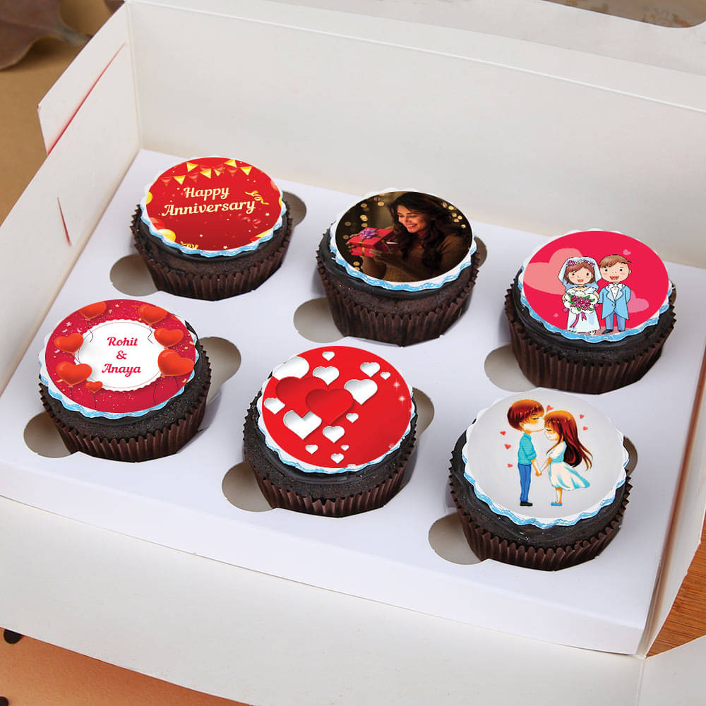 Online Anniversary Yummy Cupcakes Gift Delivery in UAE - FNP