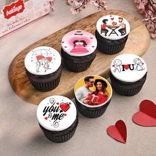 Personalised Love Cupcakes