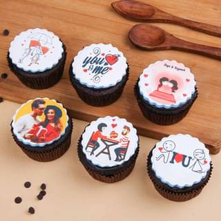 Personalised Love Cupcakes