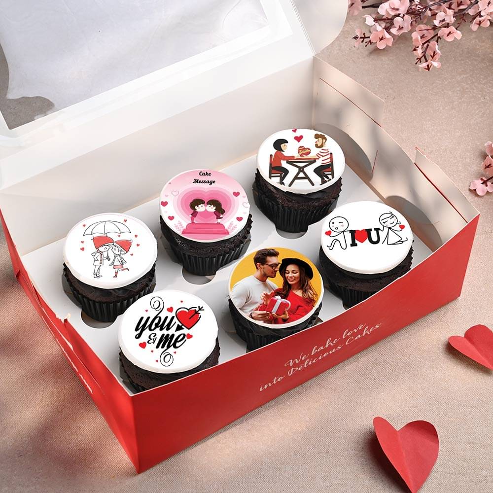 Personalised Love Cupcakes