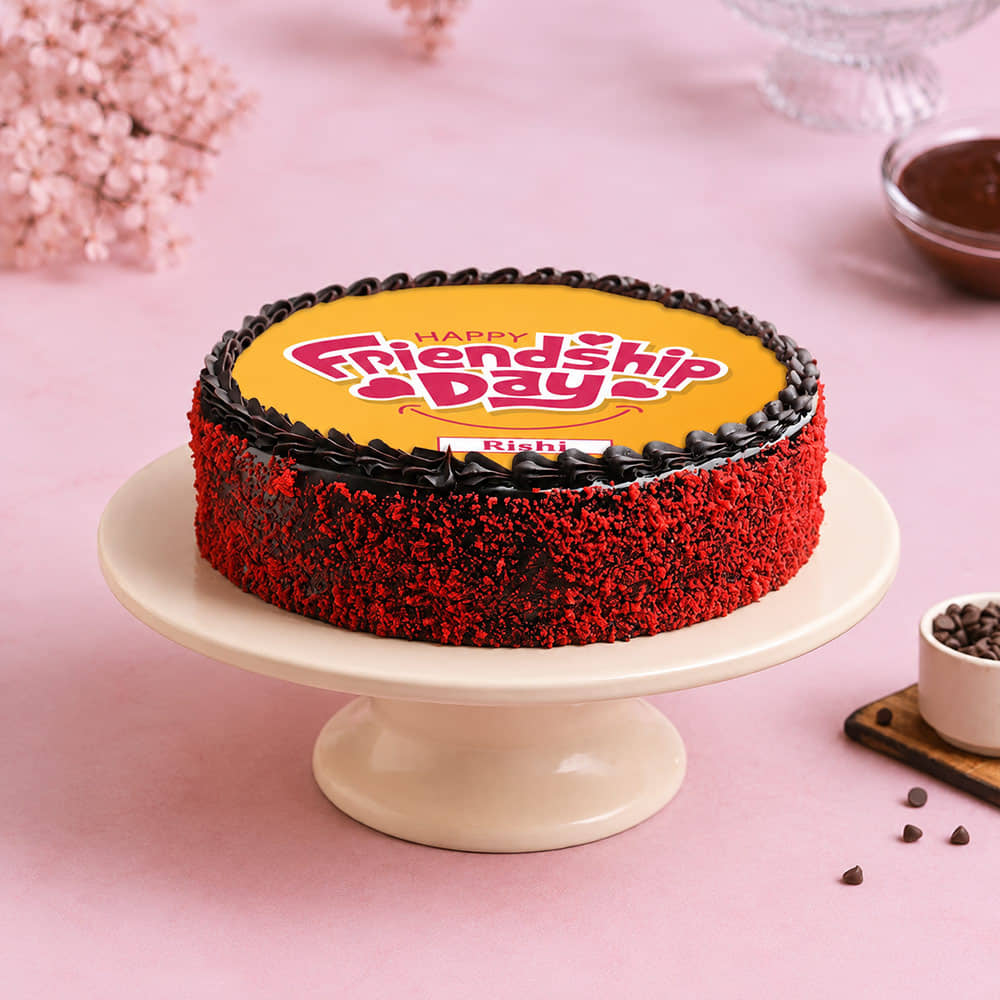 Joyful Happy Friendship Day Cake
