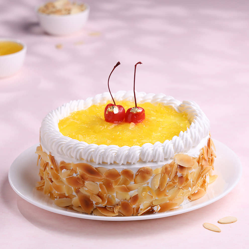 Whipped Cream Pineapple Cake