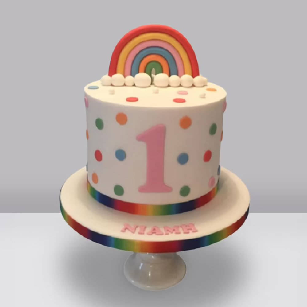 Buy David's Cookies Layered Rainbow Cake 10