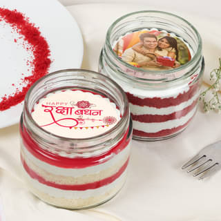 Cute Raksha Bandhan Jar Cake