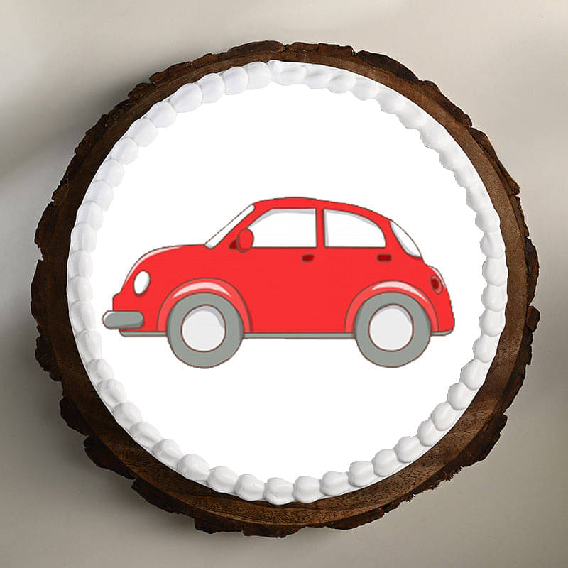 Top View of Mister Red Cake