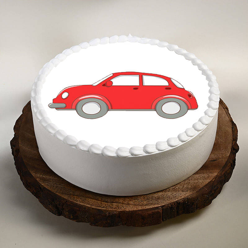 Front  View of Mister Red Cake