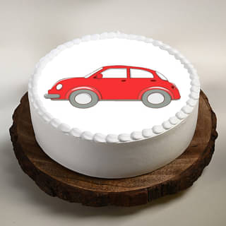 Front  View of Mister Red Cake