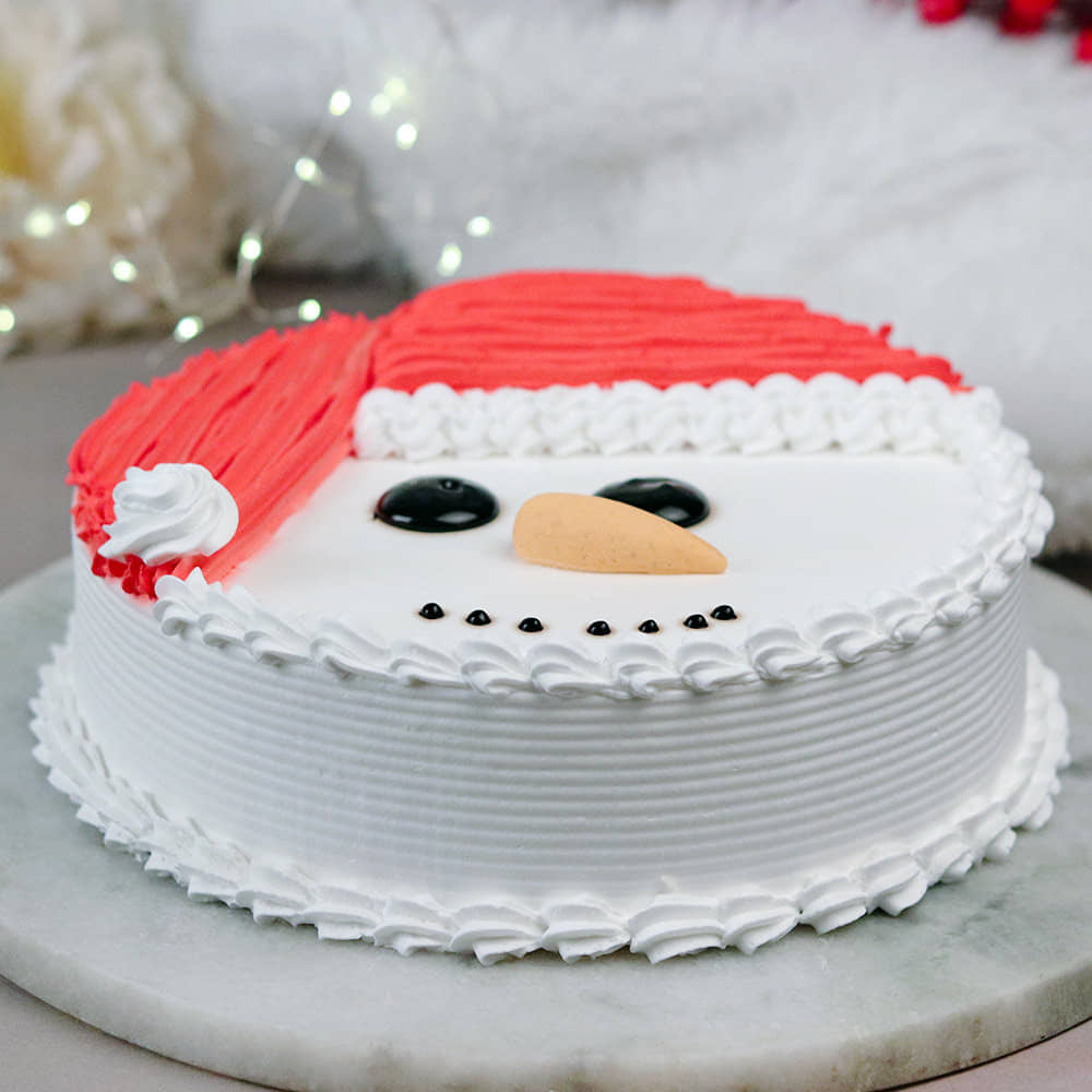 Side view of Santa Claus Cake