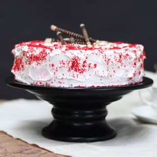 Red Velvet Cake With Choco Sticks