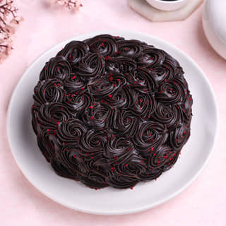 Top View of Red Velvet Chocolate Cake Top View of Red Velvet Chocolate Cake