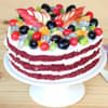 Red Velvet Fruit Cake: Order This Cake Online
