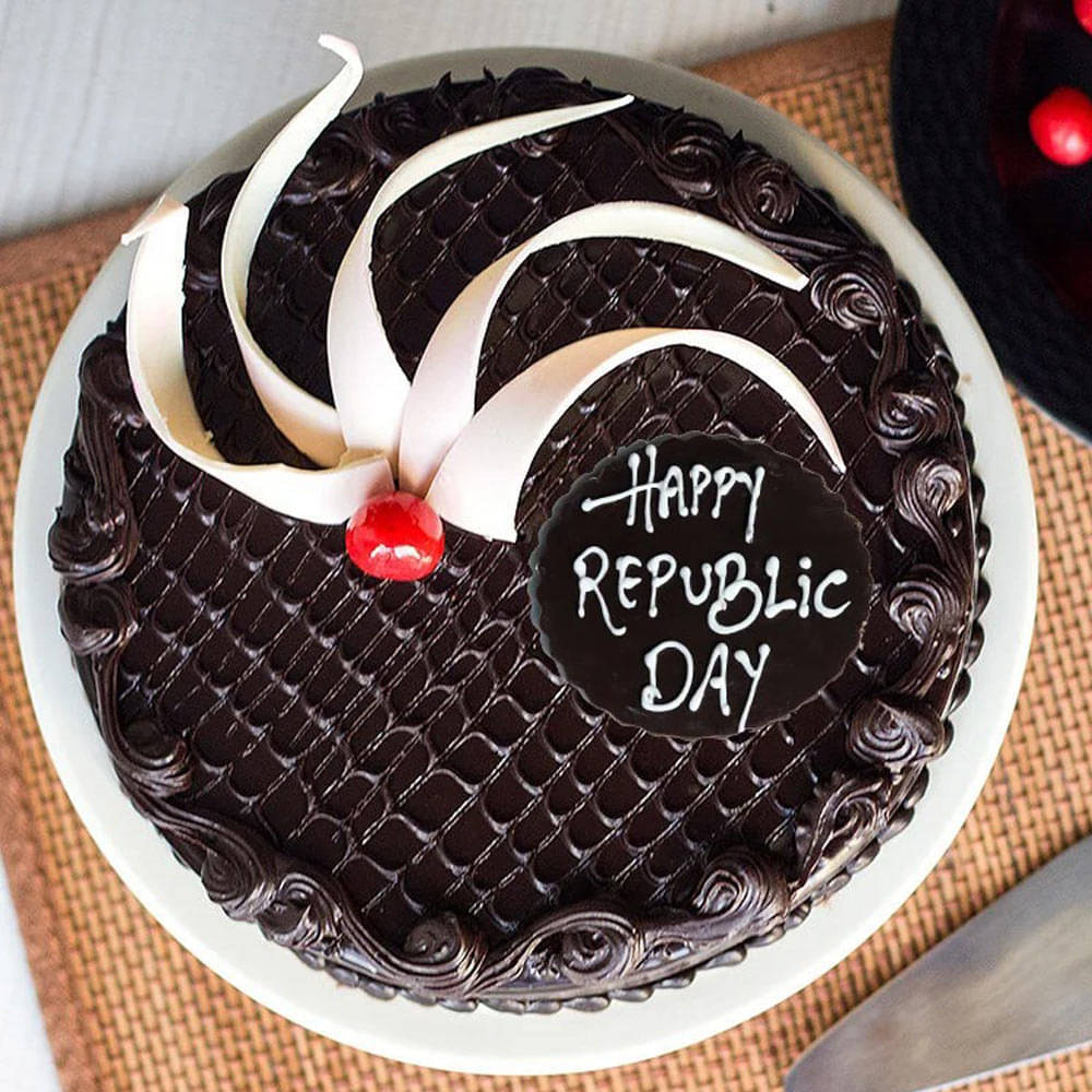 Republic Day Chocolate Cake