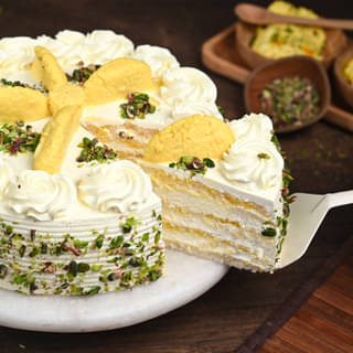 Slice of Relish Rasmalai Cake